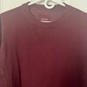 Aerie Burgundy Sweatshirt